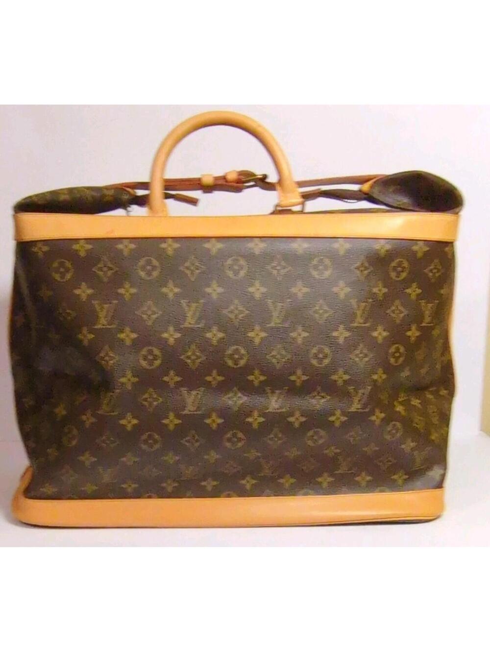 Louis Vuitton LV Monogram Cruiser 45 Vintage with Padlock Key and Bag Strap